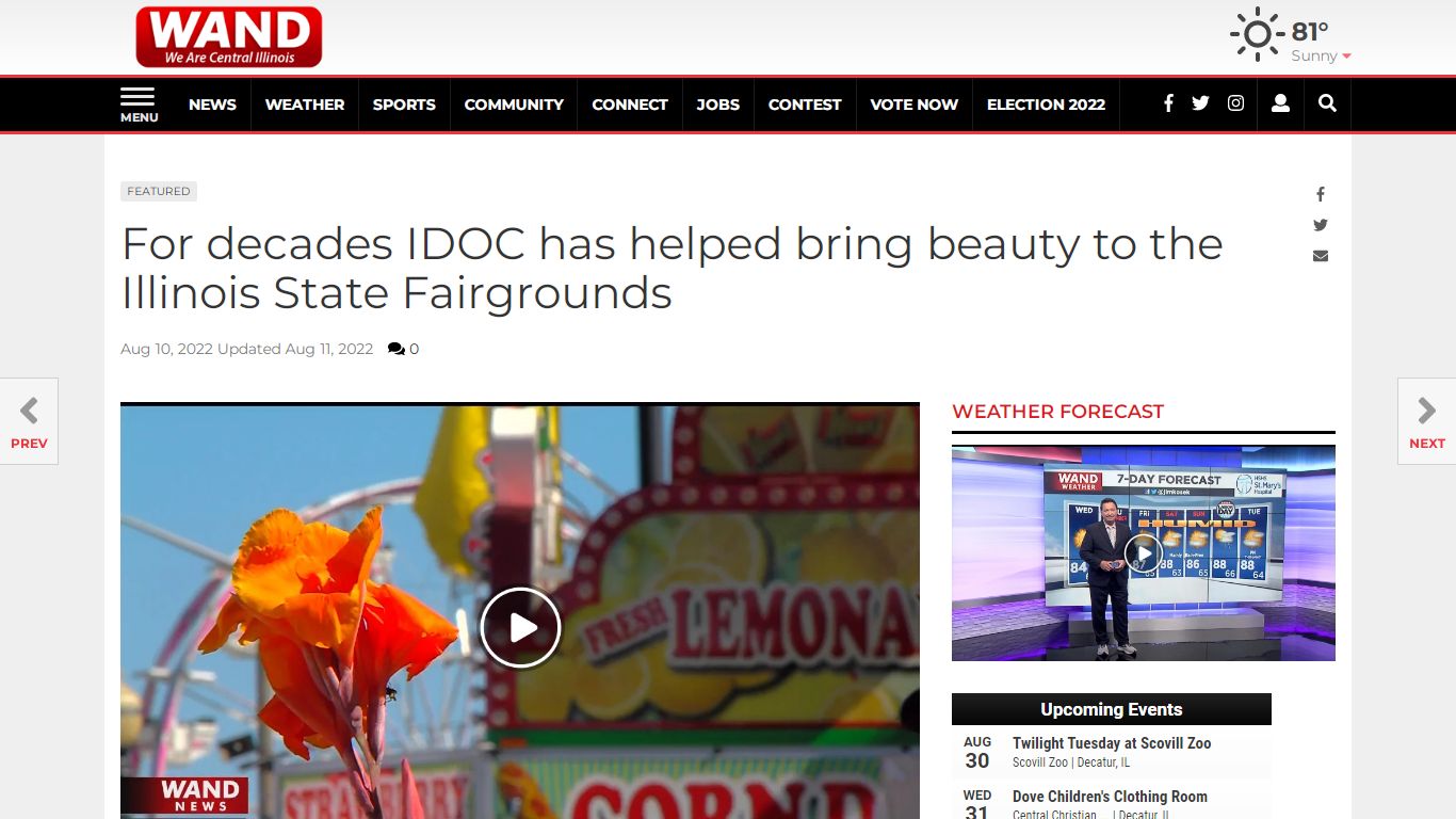 For decades IDOC has helped bring beauty to the Illinois State ...